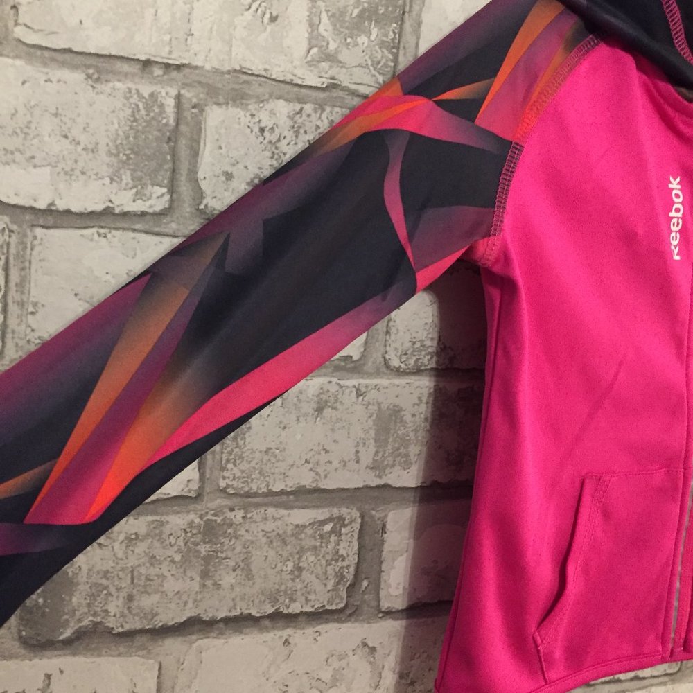 NWT Reebok Multi-Colored Zip-Up Jacket Size 3 - Picture 5 of 9